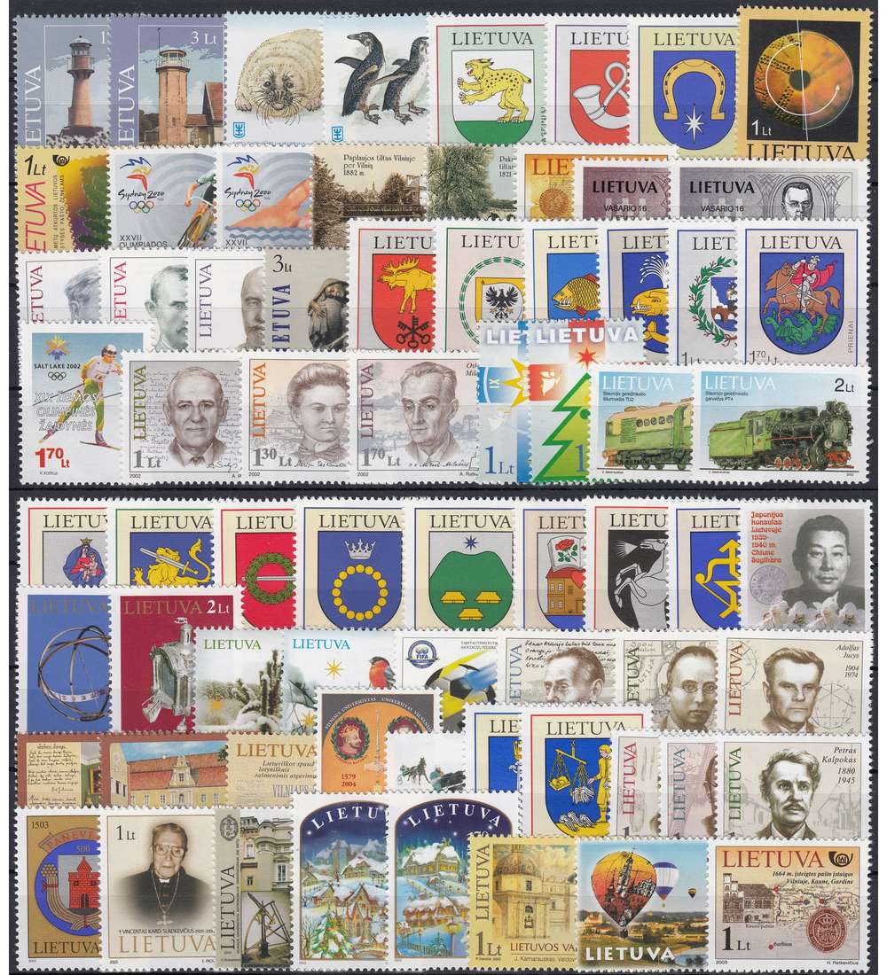Litauen postfrische ** Zusammenstellung