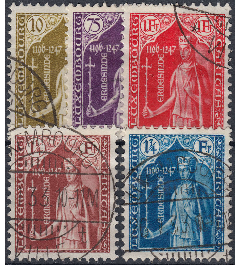 Luxemburg Nr. 245-249 gestempelt Kinderhilfe 1932