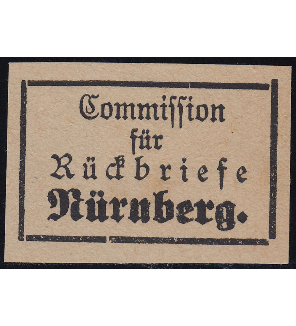 Bayern Retourmarke Nrnberg Typ III