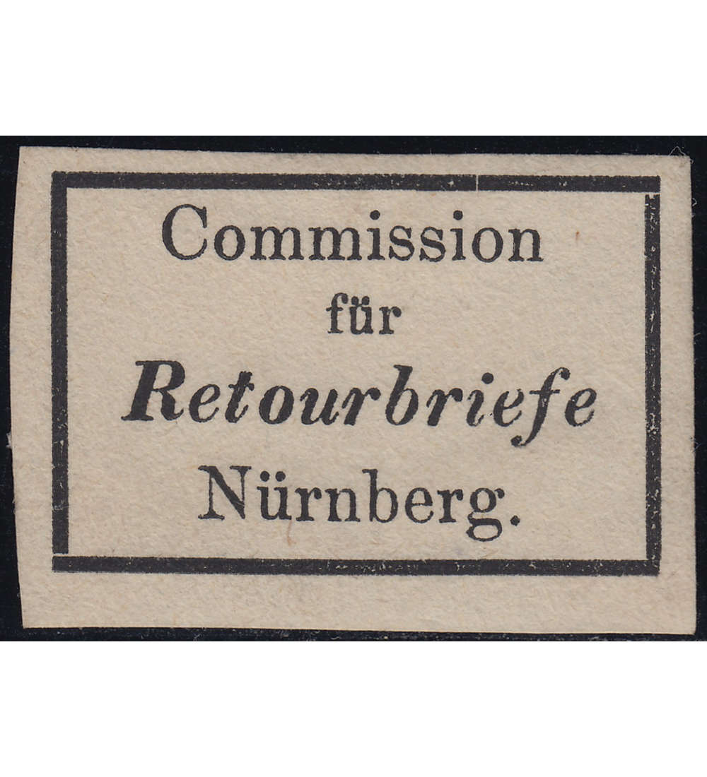 Bayern Retourmarke Nrnberg Typ IV