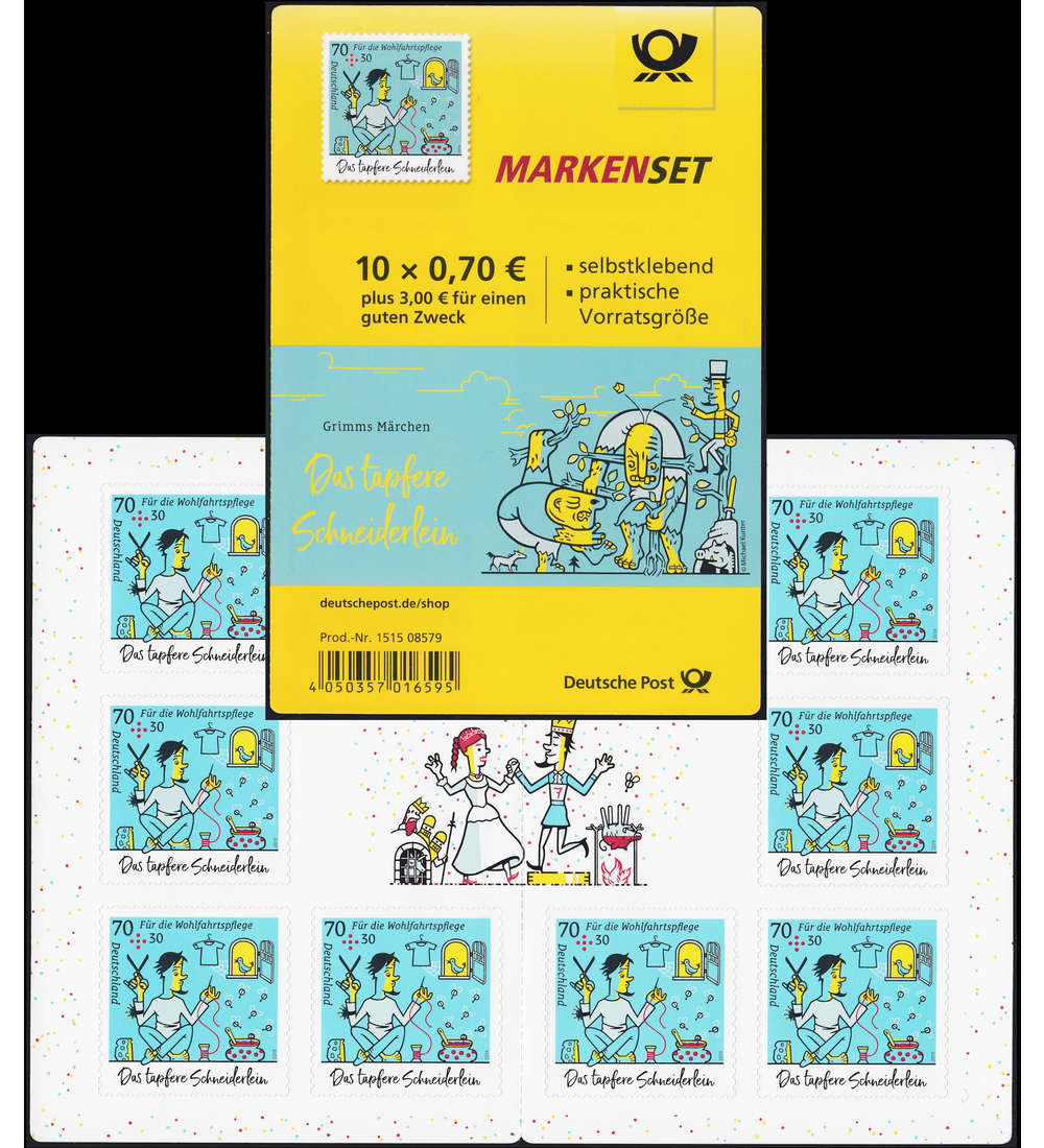 BRD Markenheft Nr. 114 Das tapfere Schneiderlein selbstklebend 2019