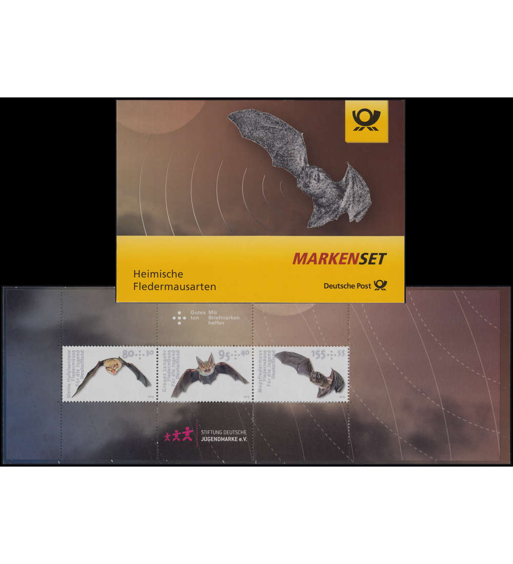 BRD Markenheft Nr. 115 Fledermuse Jugend 2019