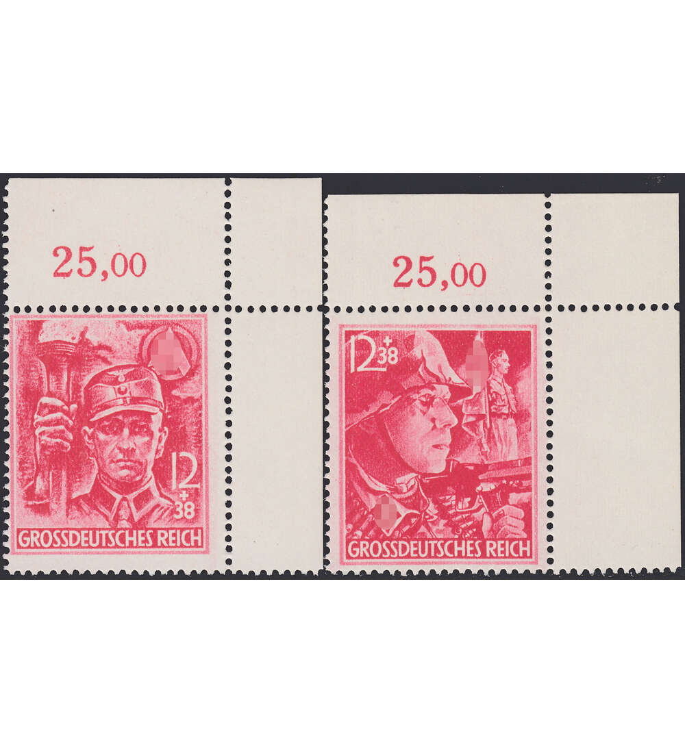 Deutsches Reich Nr. 909-910 postfrisch ** Ecke oben rechts