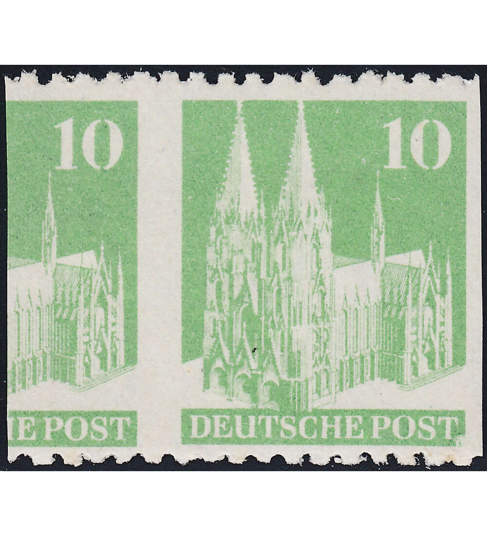 Bauten - Teilz�hnung Nr. 80 wg postfrisch **