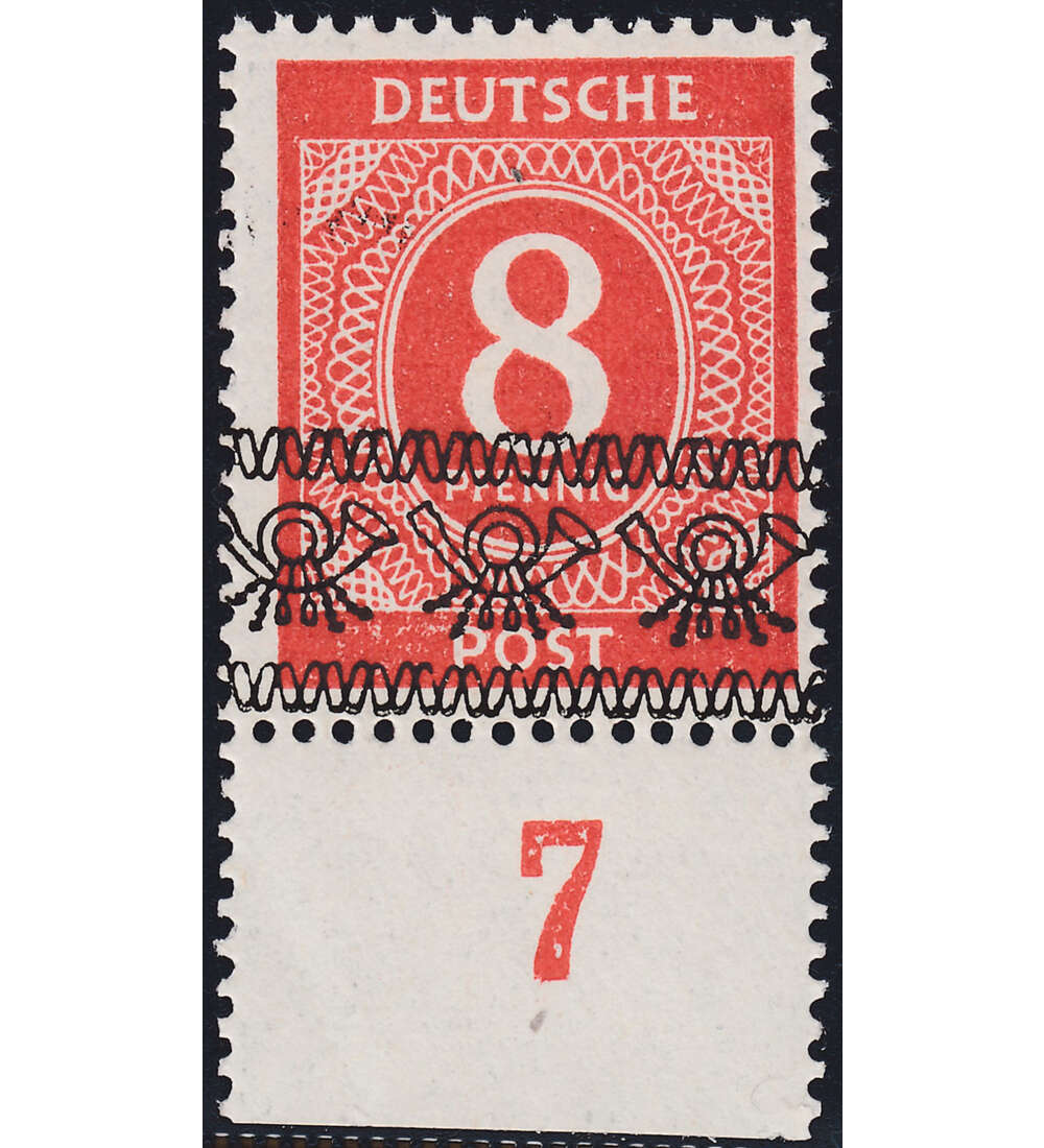 All. Besetzung - Bandaufdruck Nr. 53 I postfrisch ** Unterrand