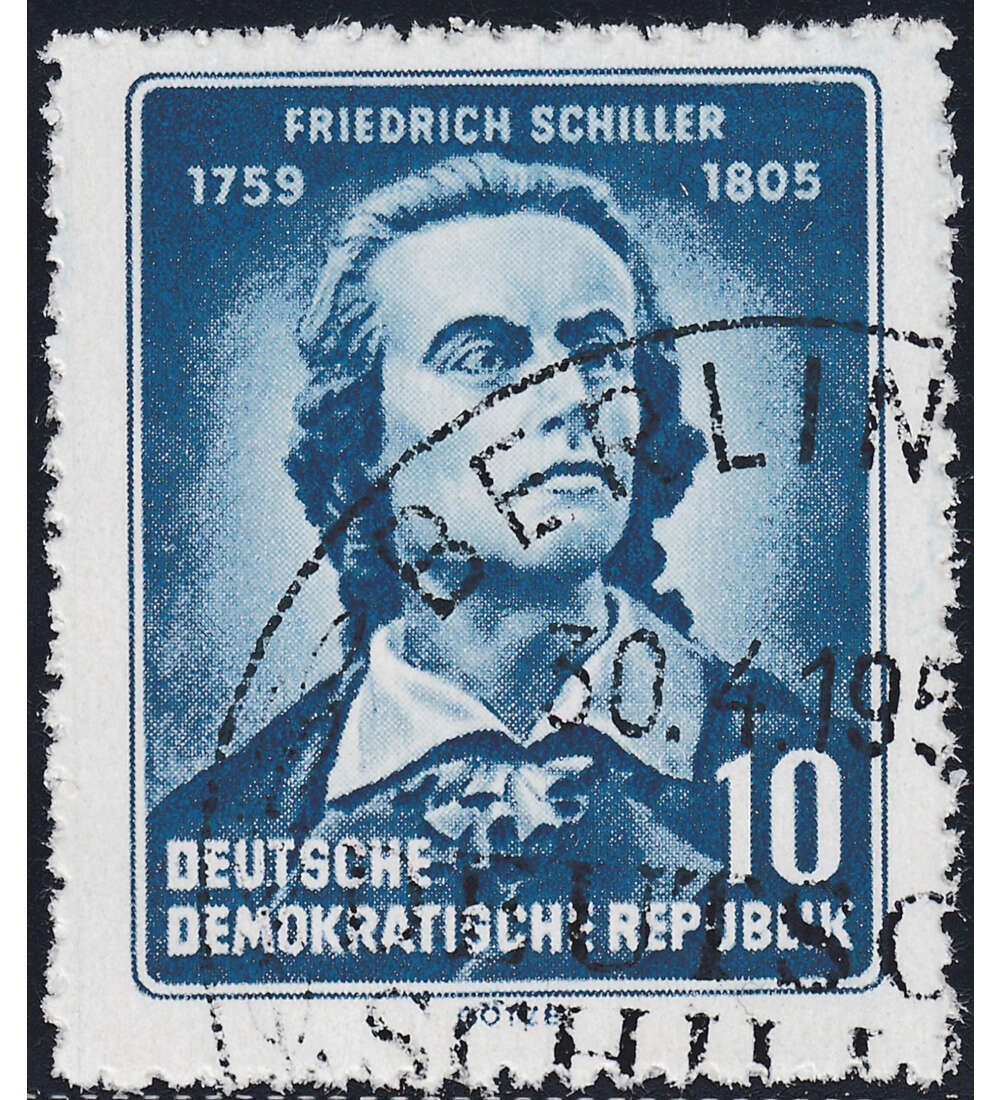 DDR Schiller-Abart Nr. 465 A X I rundgestempelt