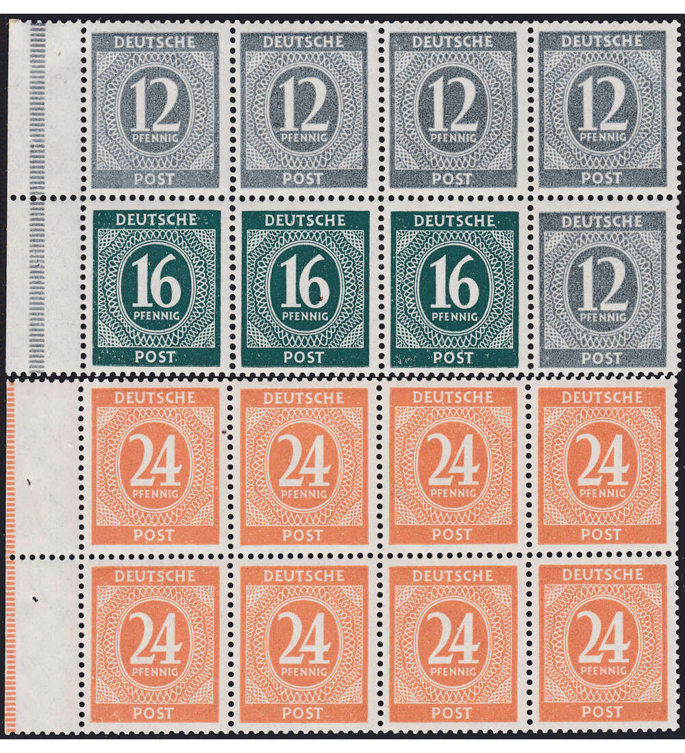 All. Besetzung H-Bl�tter Nr. 123 + 124 postfrisch **