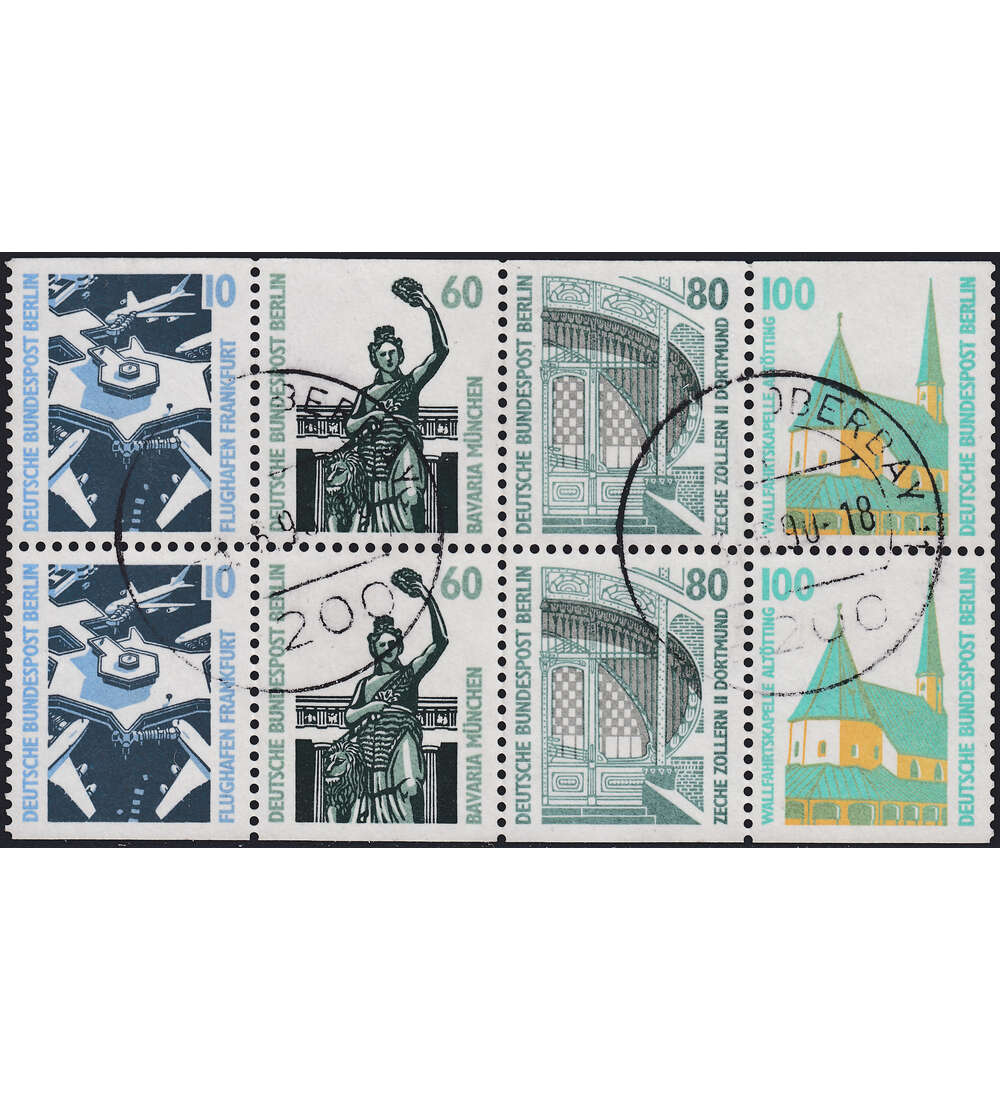 Berlin H-Blatt 23 mit 2 Rundstempeln