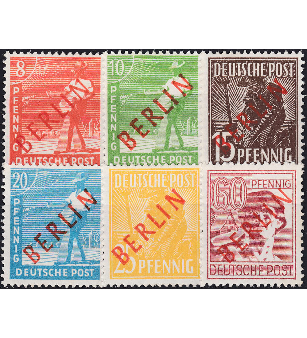 Berlin Rotaufdrucke postfrisch **