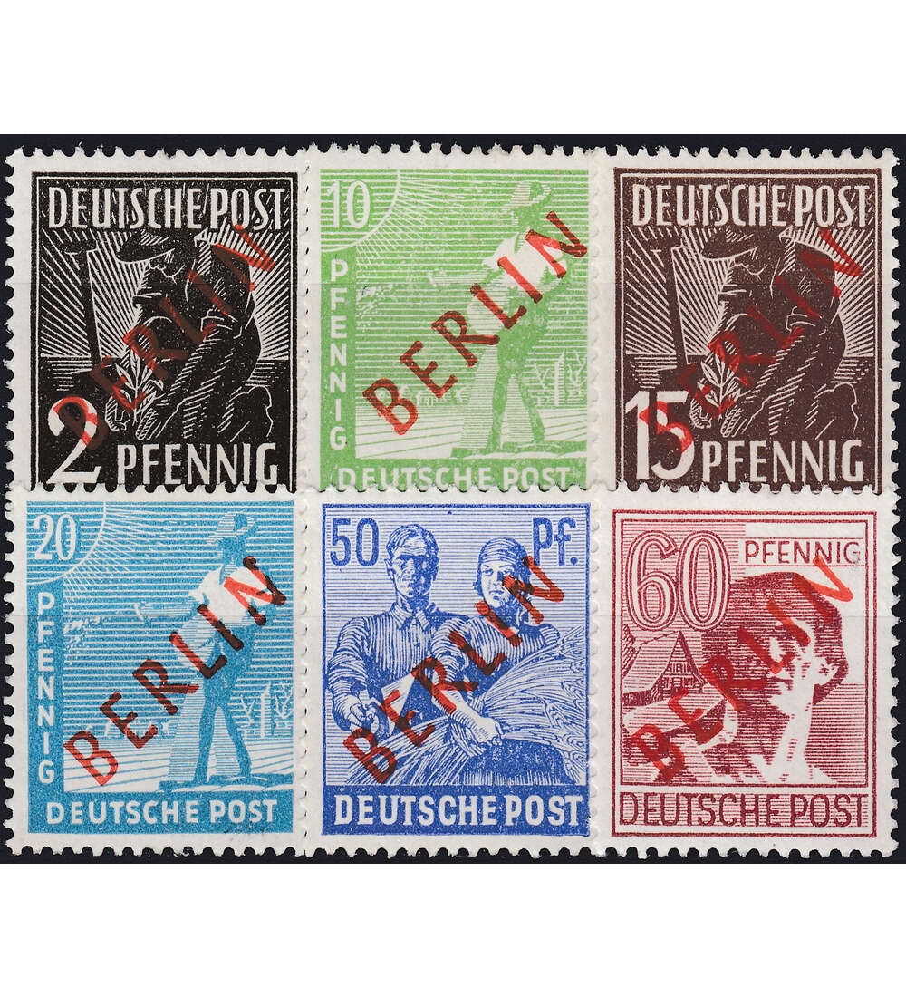 Berlin Rotaufdrucke postfrisch **