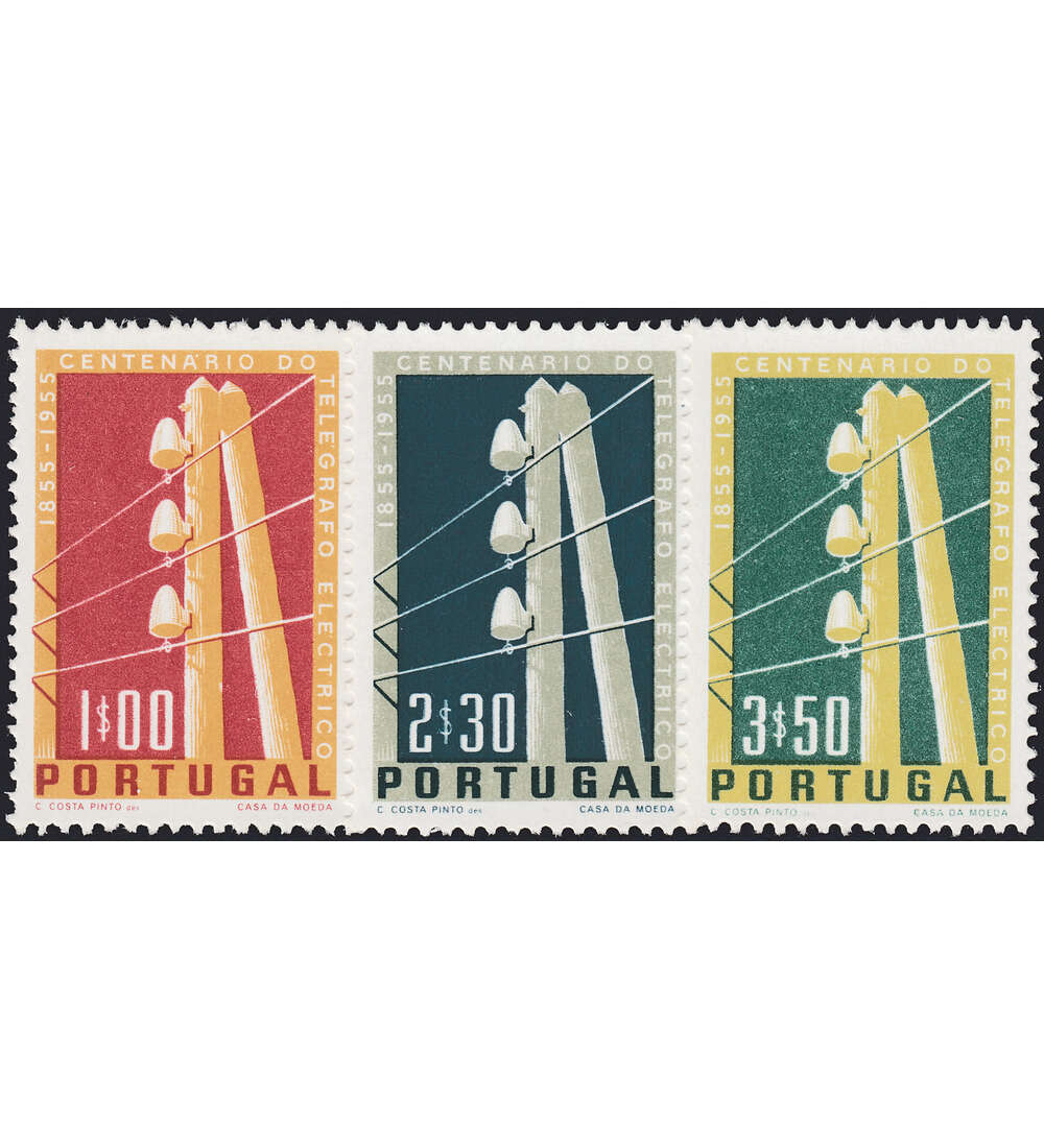Portugal Telegraphen 1955 Nr. 844-846 postfrisch **