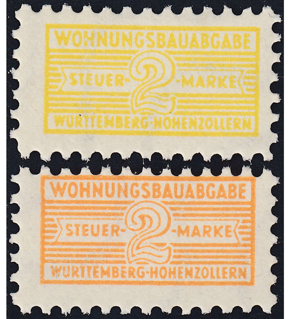 Wohnungsbau - Ausgabe Nr. 3 a + 3 c postfrisch **