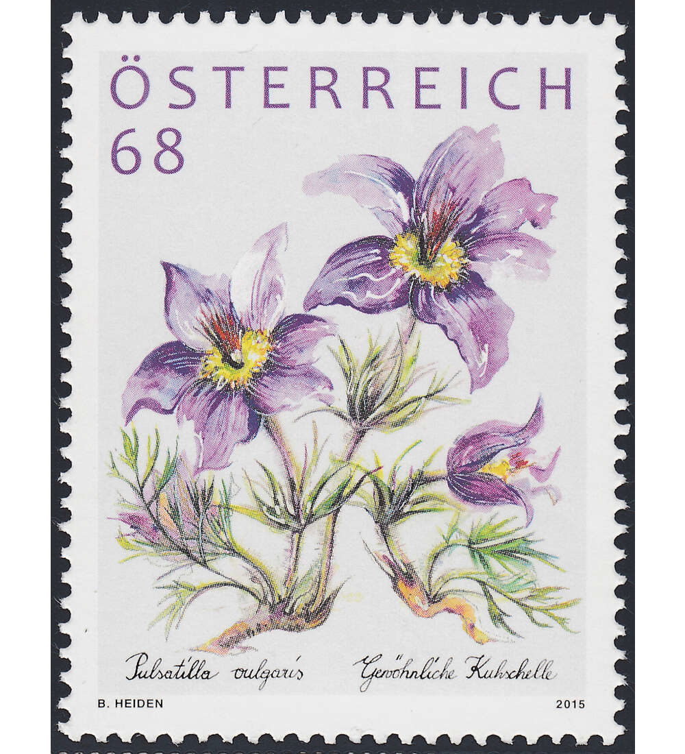 sterreich Nr. 3199 postfrisch Treuemarke 2015 gewhnliche Kuhschelle