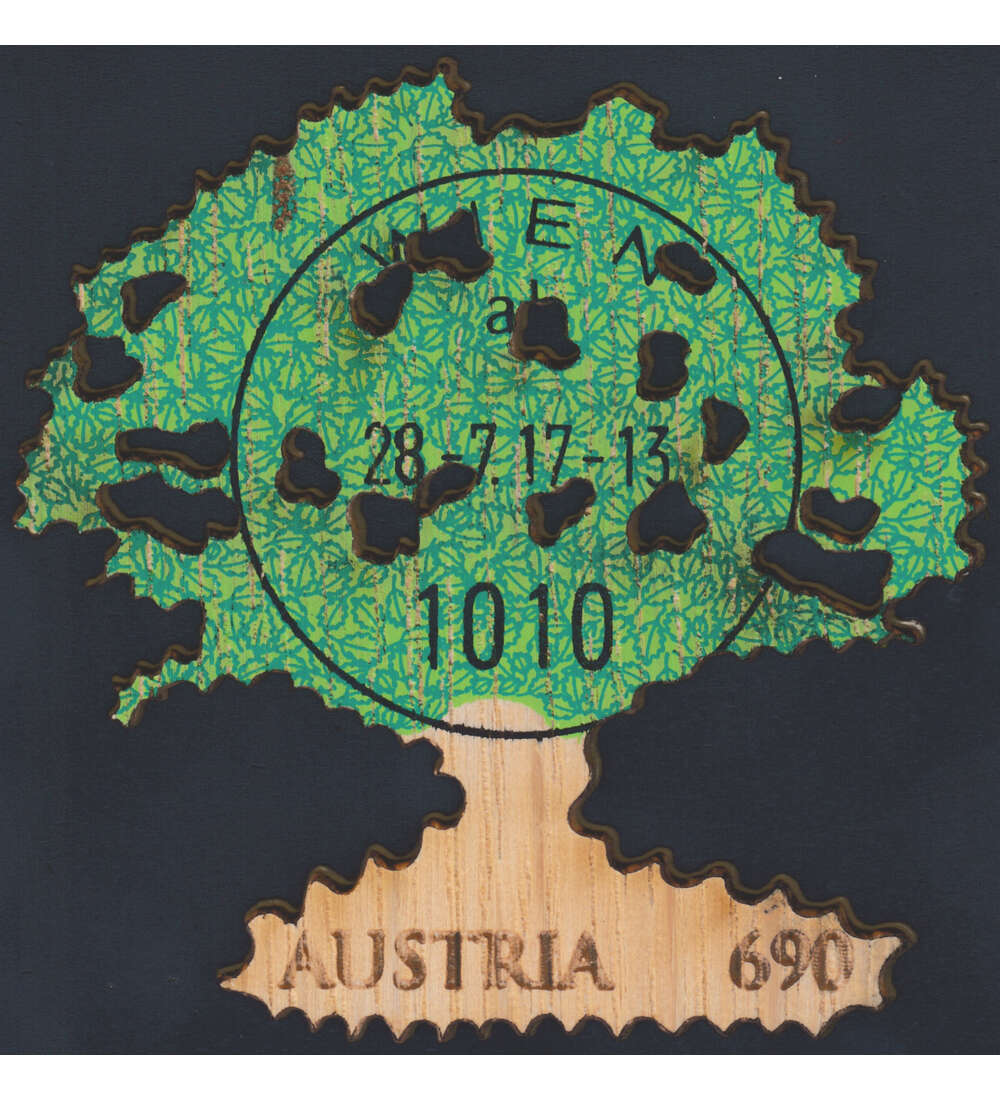 sterreich Nr. 3352 gestempelt  Eiche 