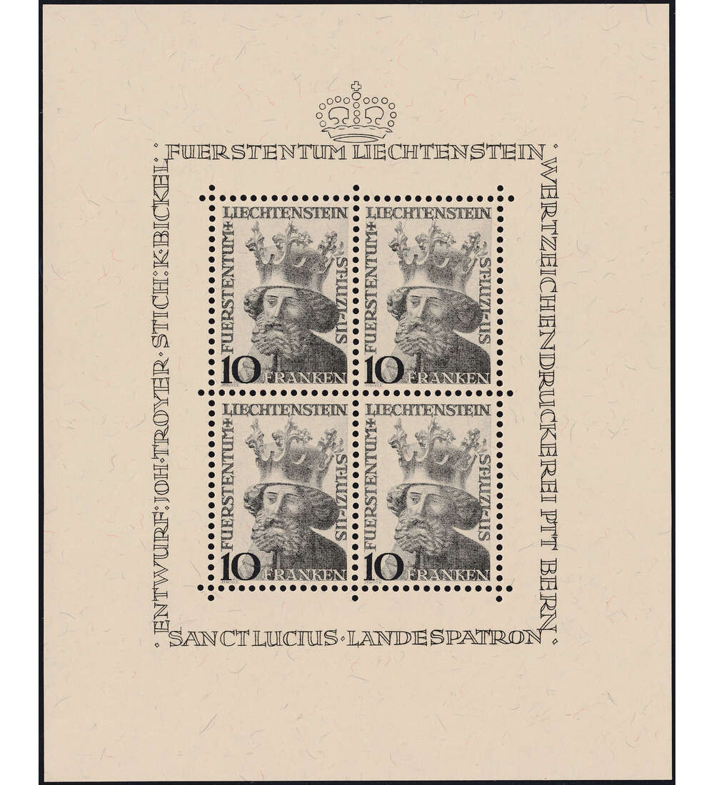 Liechtenstein Nr. 247 postfrischer Kleinbogen