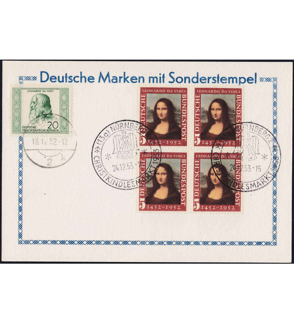 BRD - Sonderkarte Mona Lisa