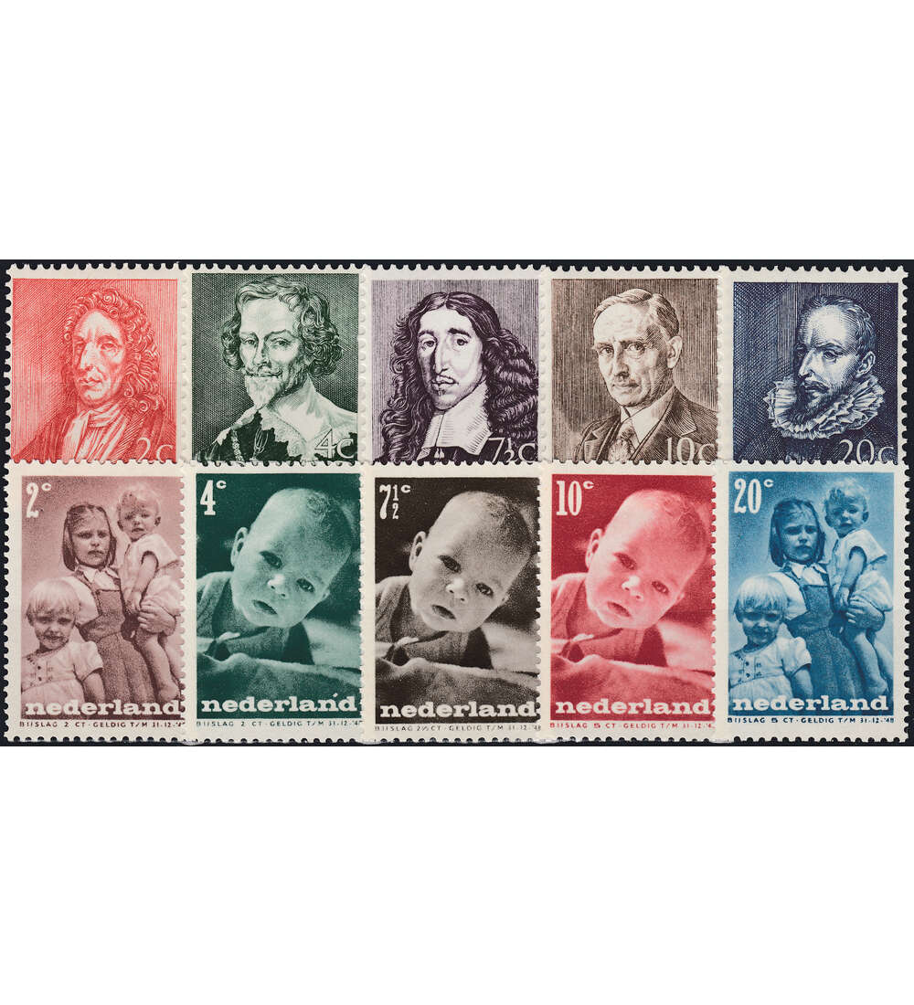 Niederlande 1947 postfrisch Nr. 477-499 ohne Nr. 477-489