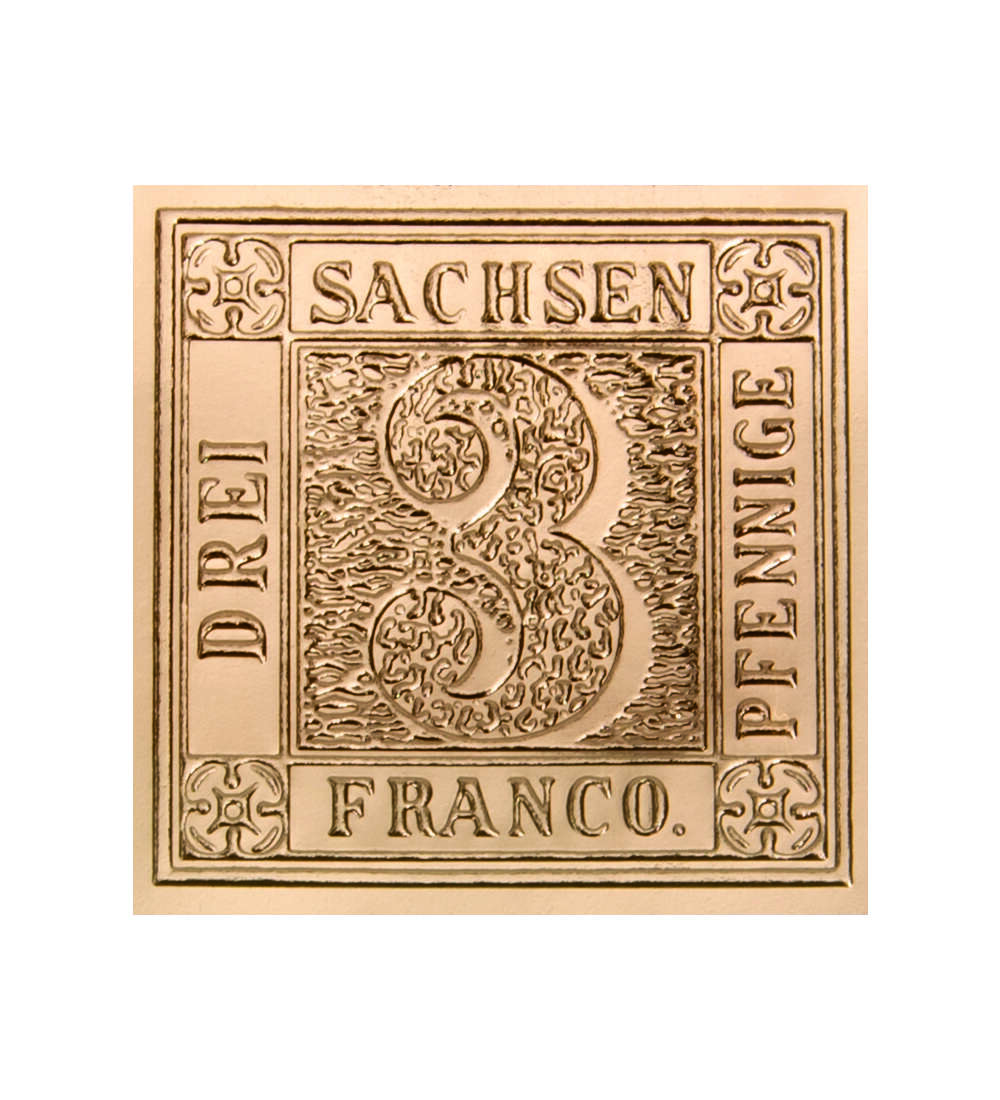 Deutschland - Goldmarke Sachsen Dreier