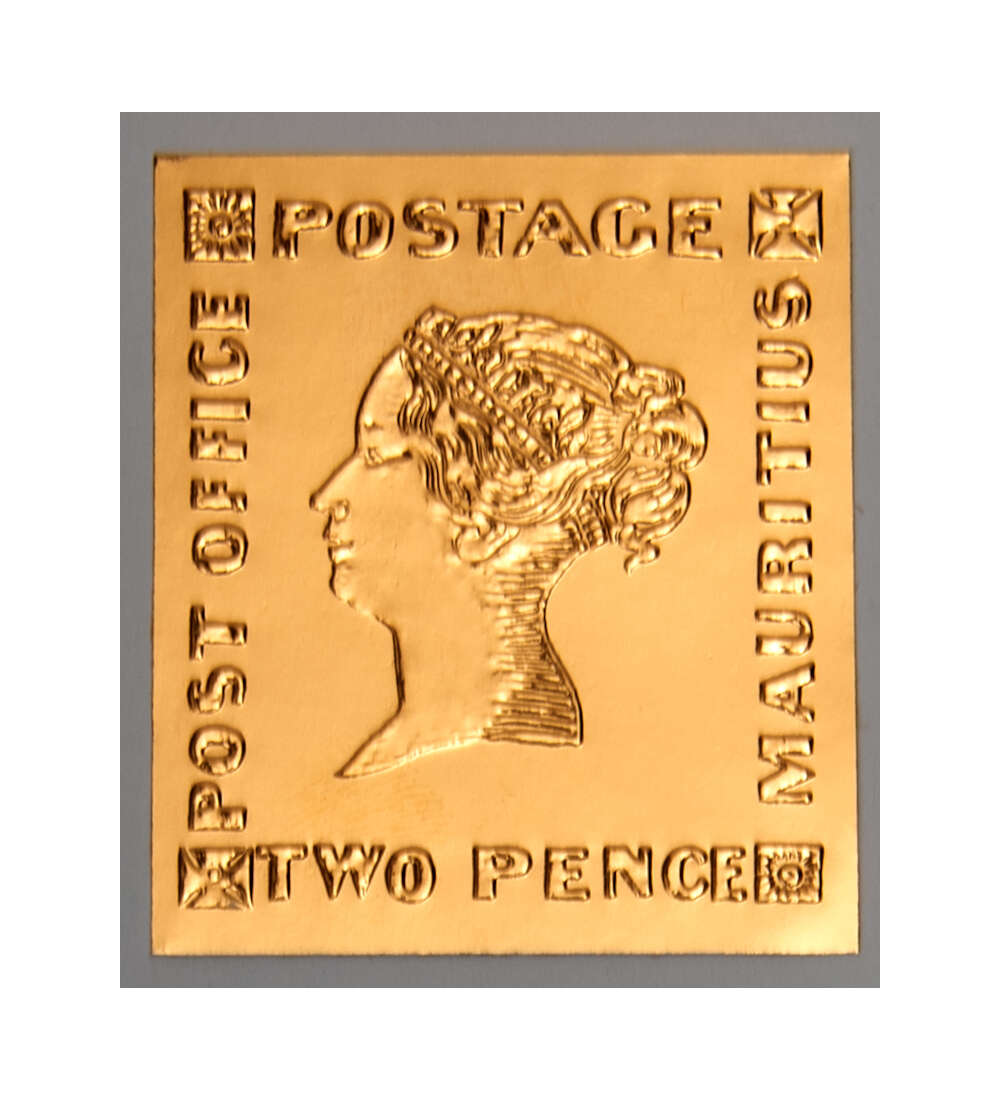 Goldmarke Blaue Mauritius