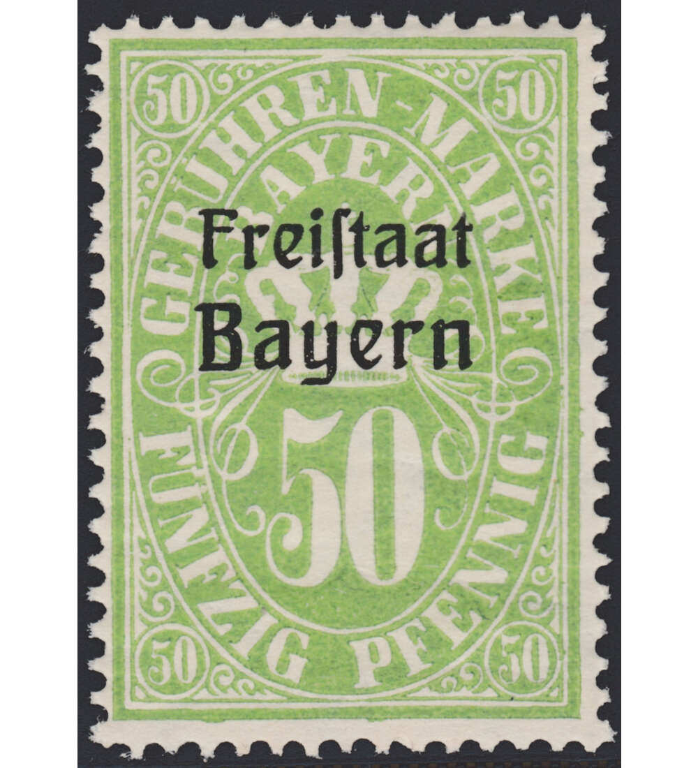 Bayern - Steuermarke 50 Pfennig Gebhren-Marke