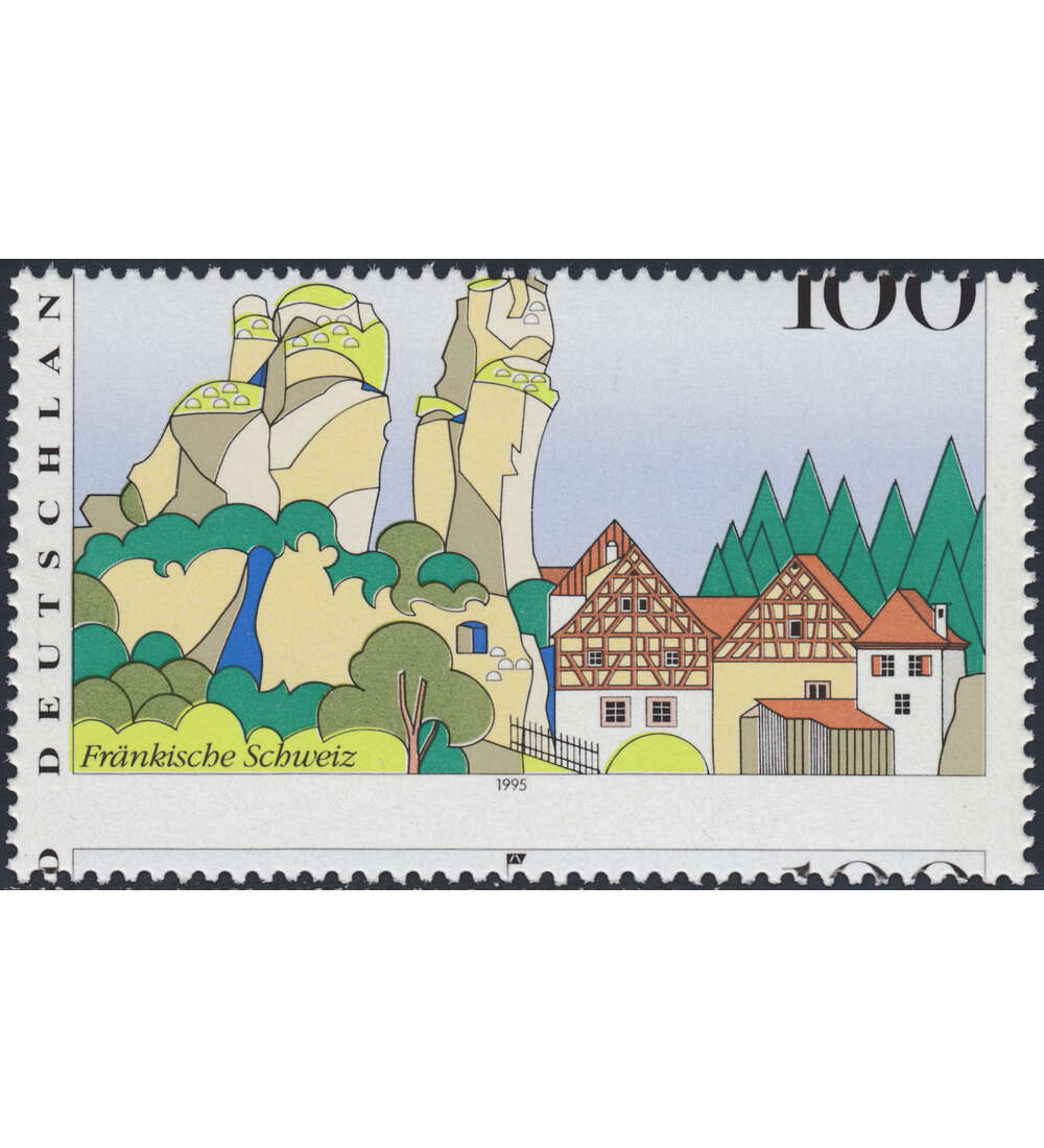 BRD Bund Nr. 1807 postfrisch ** Druckverschiebung