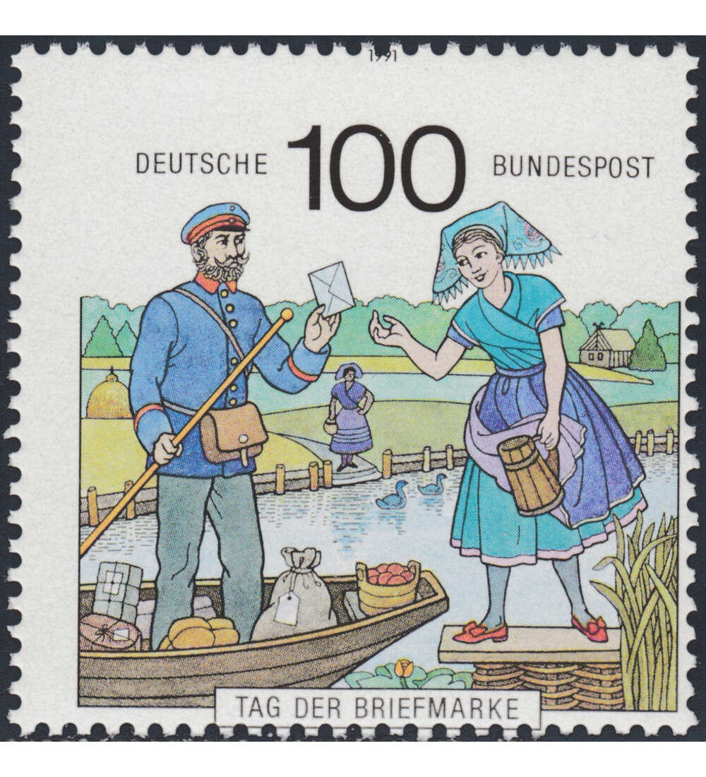 BRD Bund Nr. 1570 postfrisch ** verschobenes Markenbild