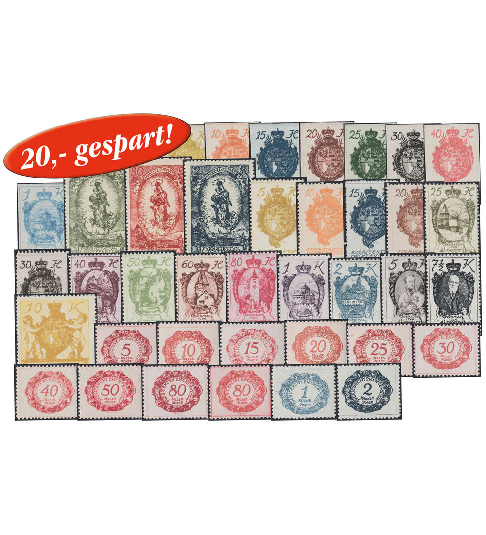 Lichtenstein aus 1920 postfrisch **