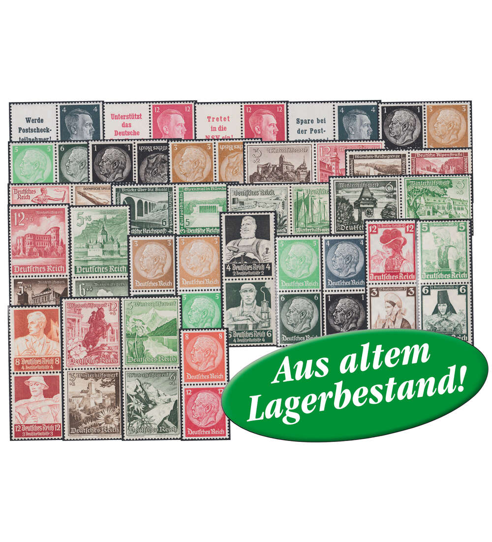 Deutsches Reich - Zusammendrucke postfrisch **