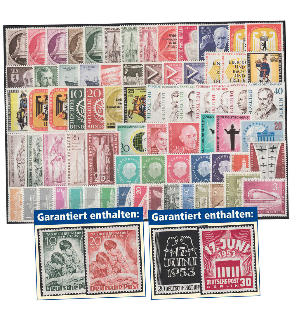 Berlin 50er-Jahre postfrisch **