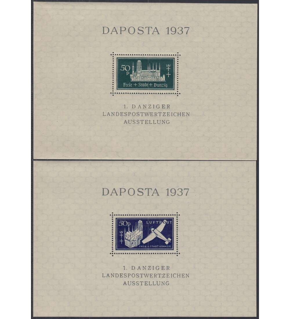 Danzig Block 1 und 2 postfrisch **
