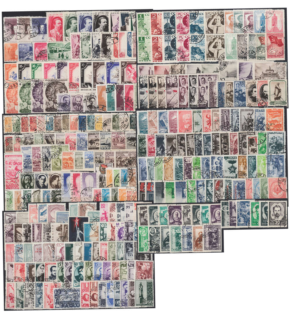 Sowjetunion Alt - Kollektion gestempelt aus den Jahren von 1925 bis 1944
