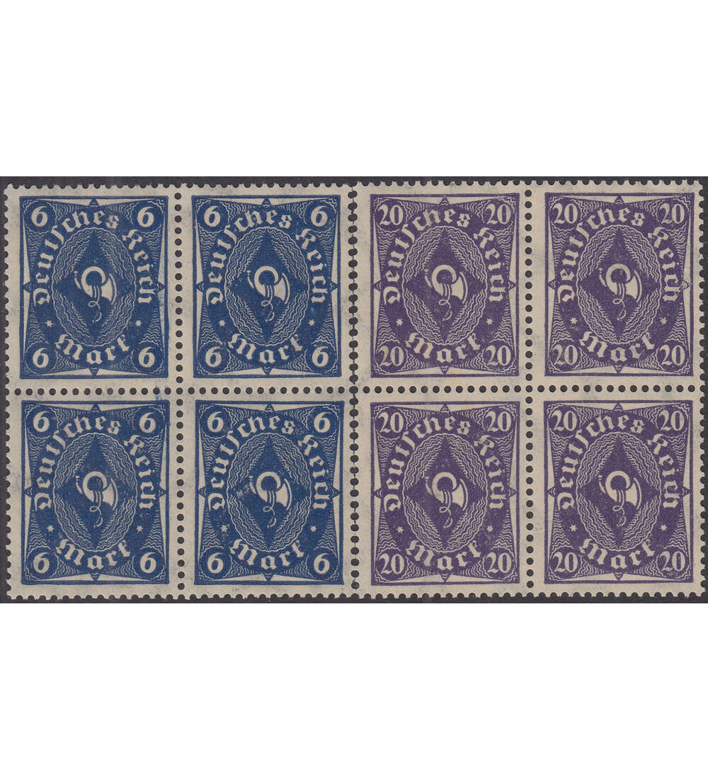 Deutsches Reich Nr. 228 W und 230 W postfrisch **