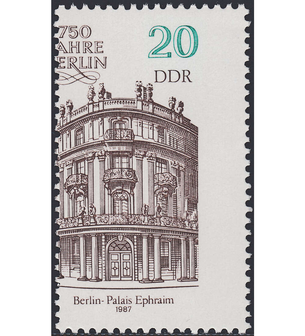 DDR Nr. 3071 postfrisch ** Verzhnung