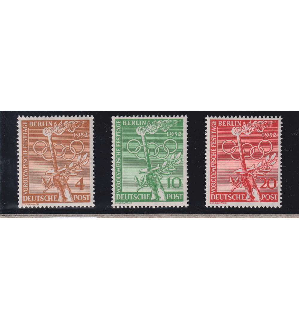 Berlin 50er-Jahre postfrisch mit Nr. 88-90