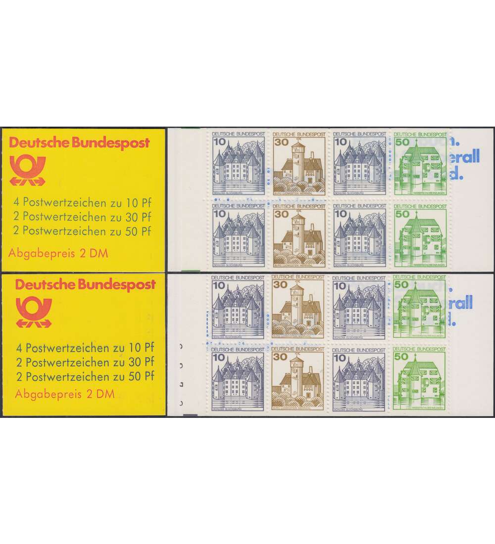 BRD-Markenheft 22 ad K2 I+II postfrisch **