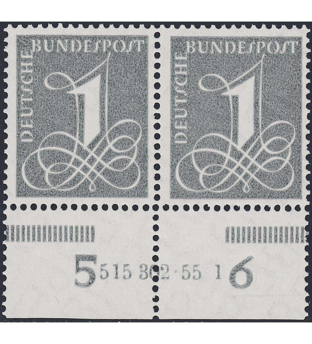 BRD 1 Pfennig - HAN Nr. 226 x v mit HAN 515.302 postfrisch