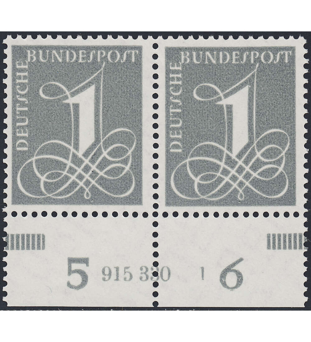 BRD 1 Pfennig - HAN Nr. 226 x w mit HAN 915.330 postfrisch