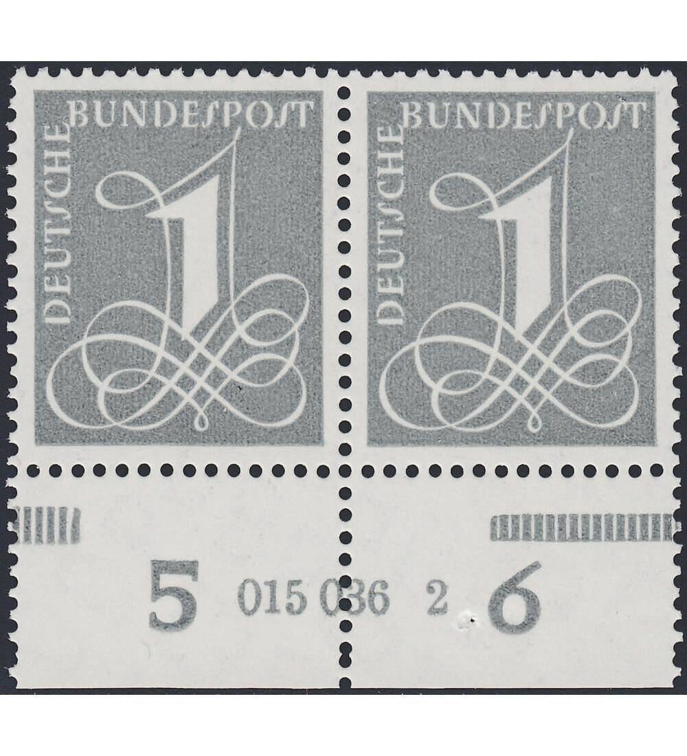 BRD 1 Pfennig - HAN Nr. 226 x w mit HAN 015.036 postfrisch