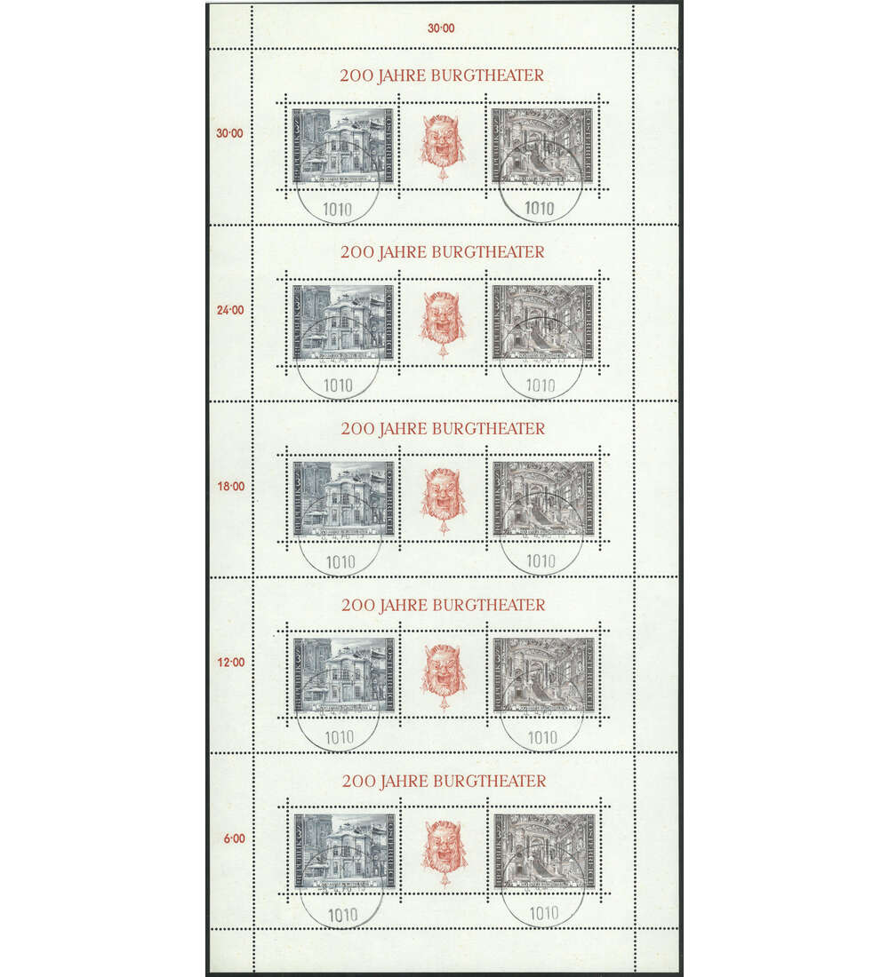 sterreich Block 3 gestempelt