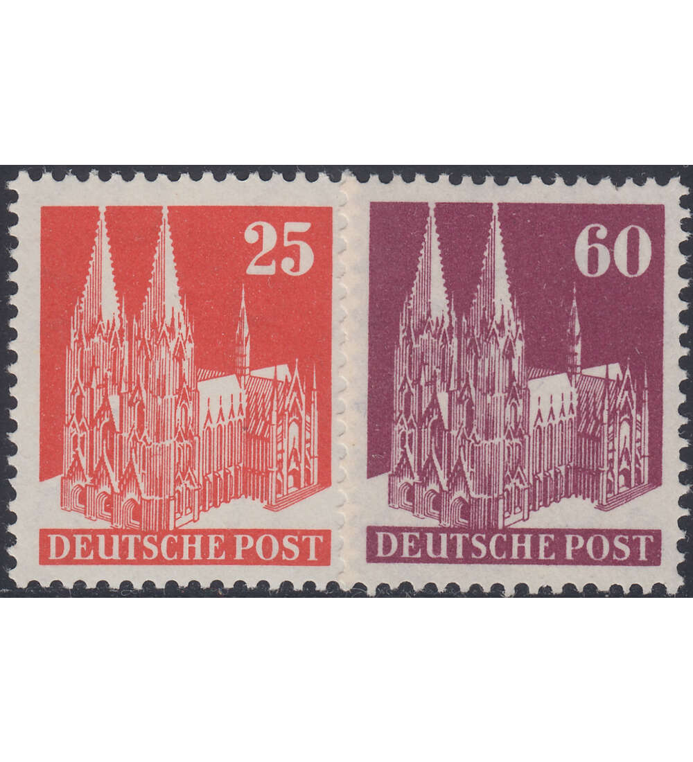 All. Besetzung Bauten Nr. 87 eg + 93 eg postfrisch **
