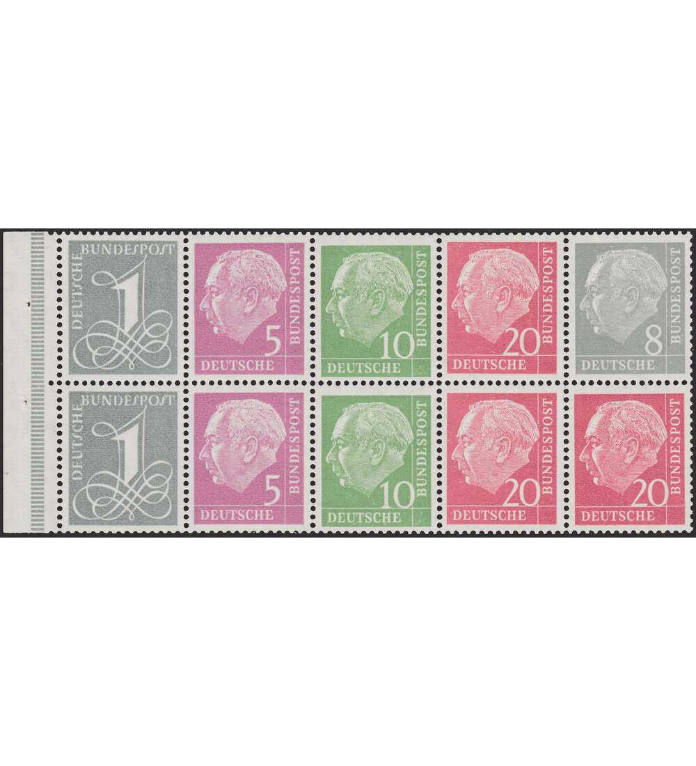 BRD-Markenheft Heuss Nr. MH 4 Y I postfrisch **