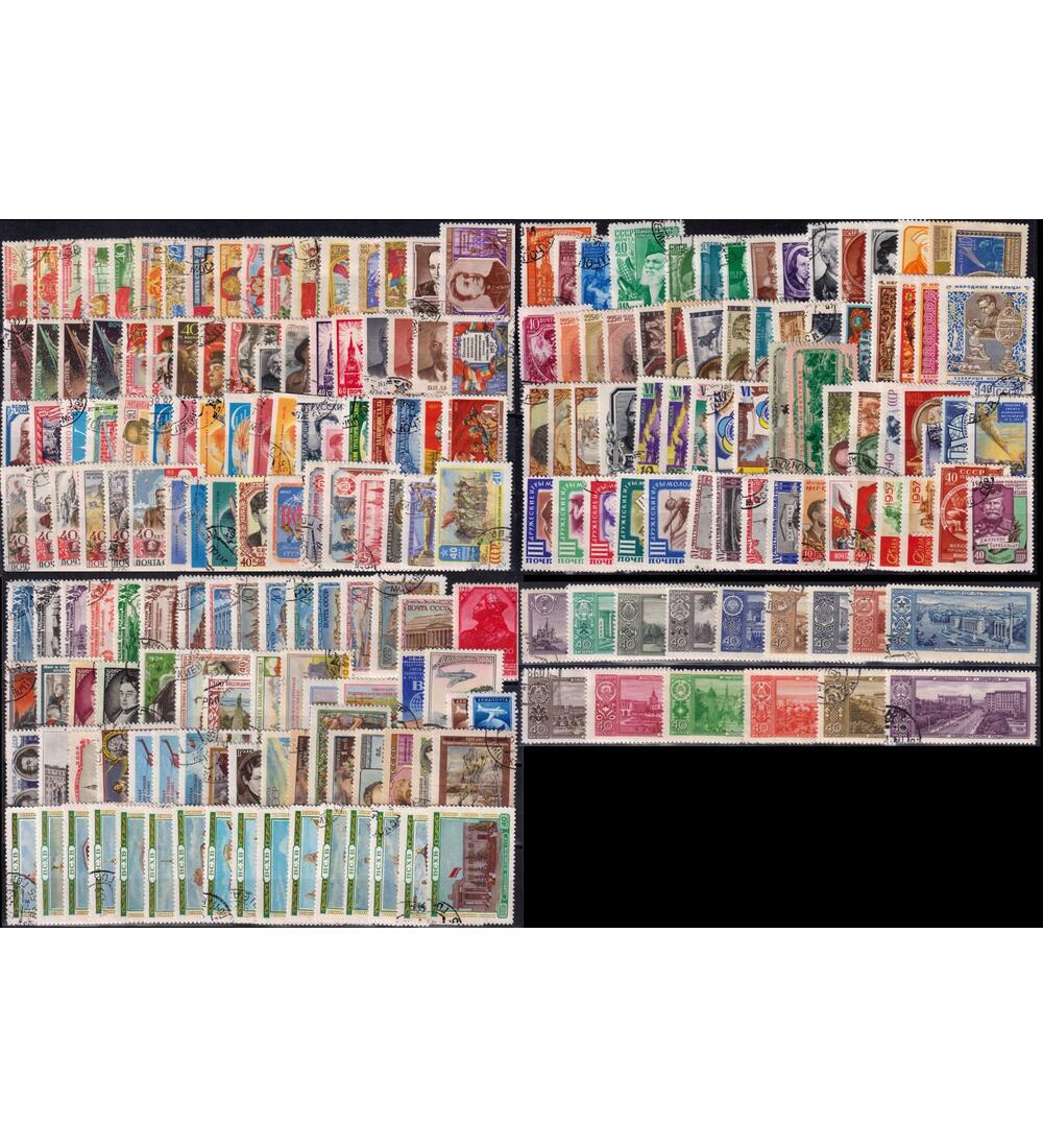 Sowjetunion - Altkollektion 50er-Jahre Teil 2 gestempelt Kollektion �ber 200 ver. Werten