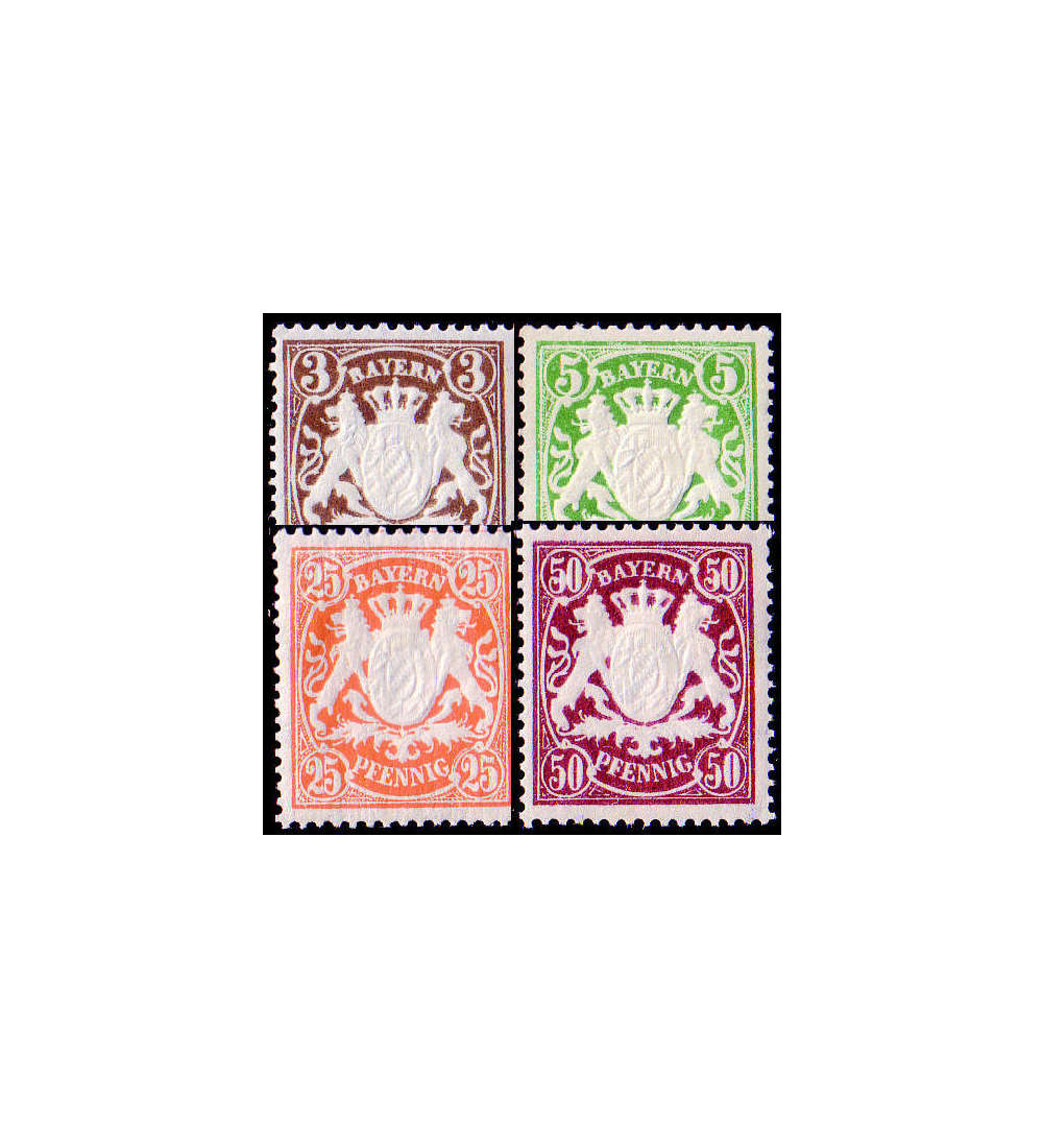 Bayern Nr. 60-63 postfrisch - Staatswappen