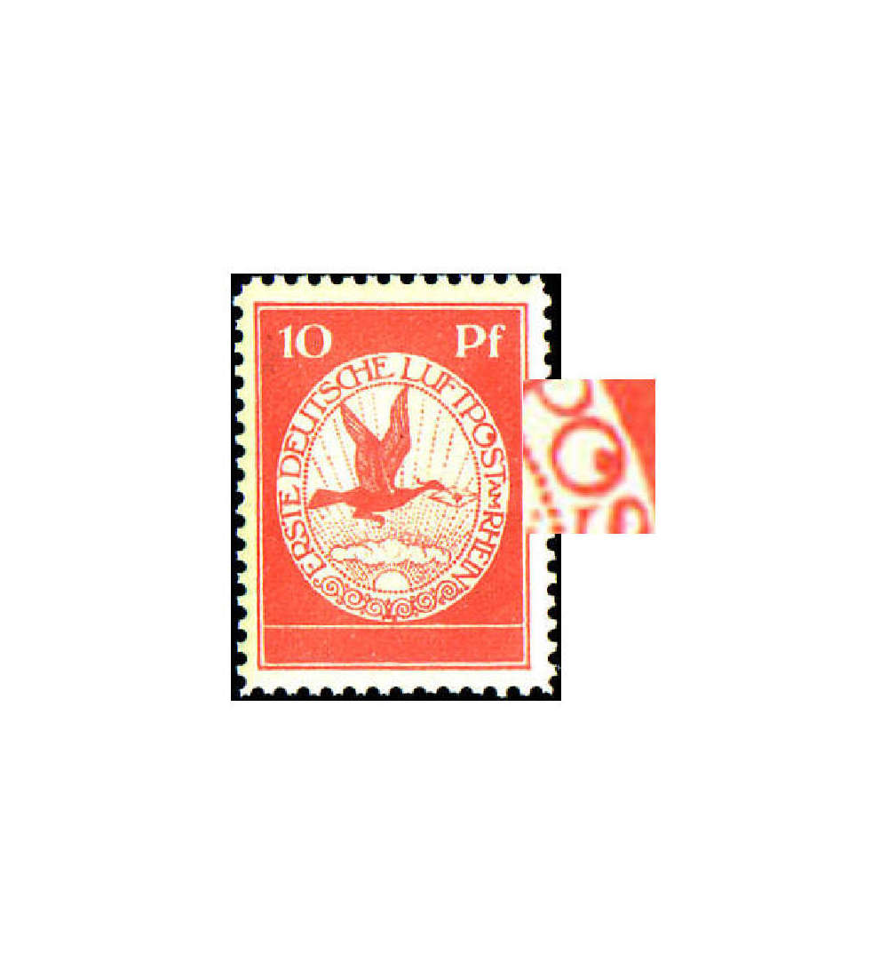 Deutsches Reich Nr. I II postfrisch Plattenfehler II