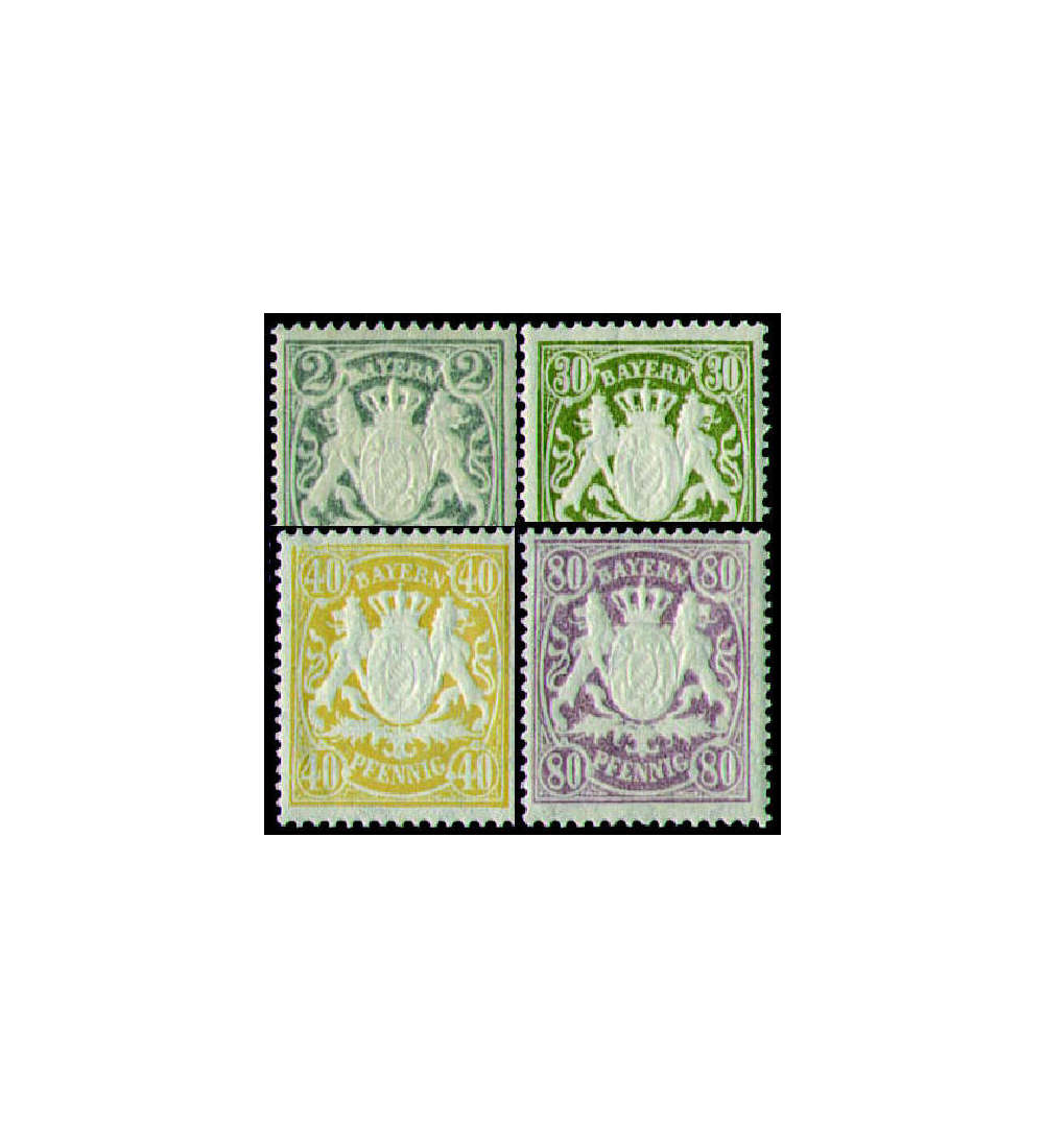 Bayern Nr. 65-68 postfrisch