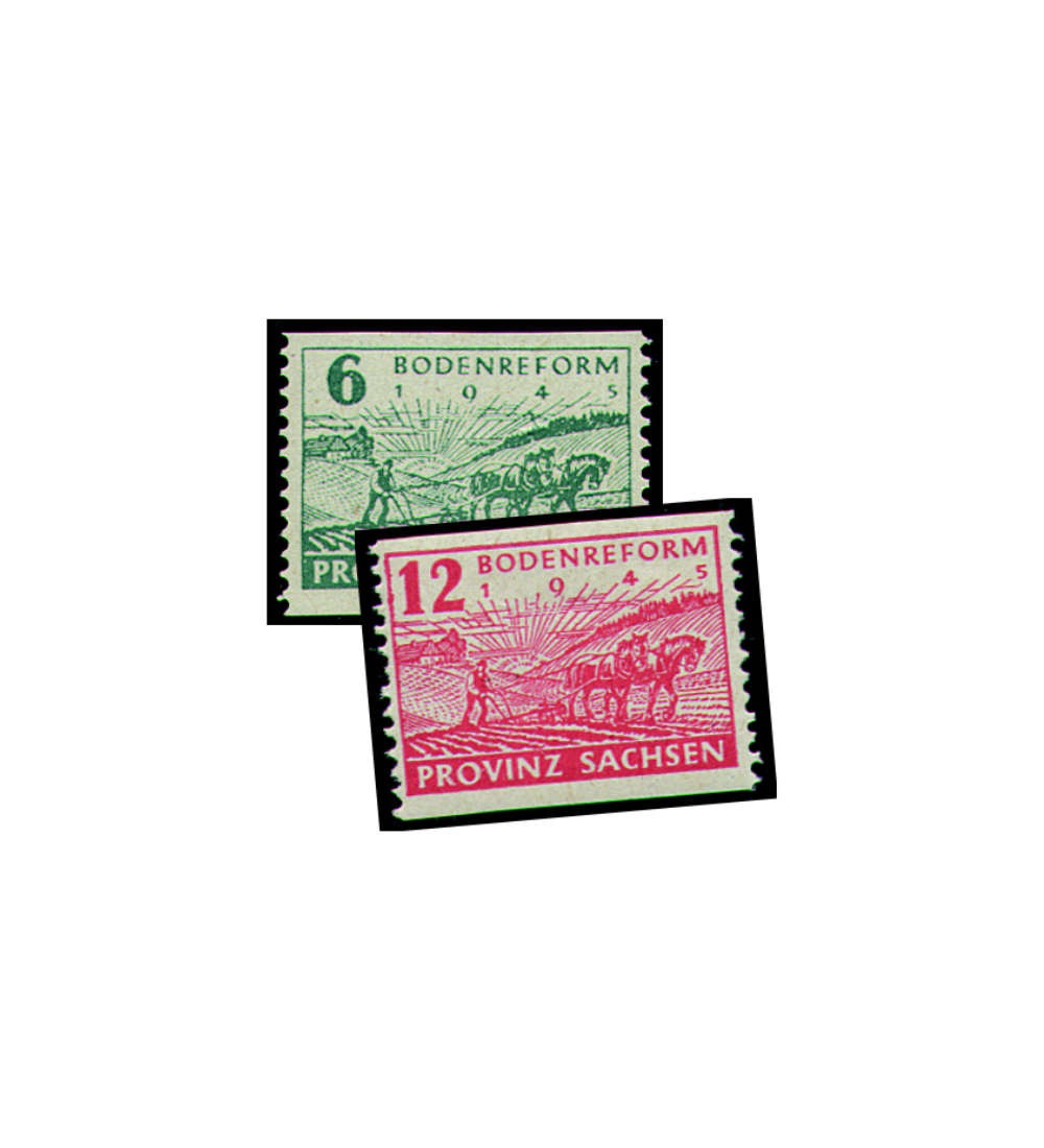 SBZ Nr. 85-86C postfrisch Postmeisterzhnung