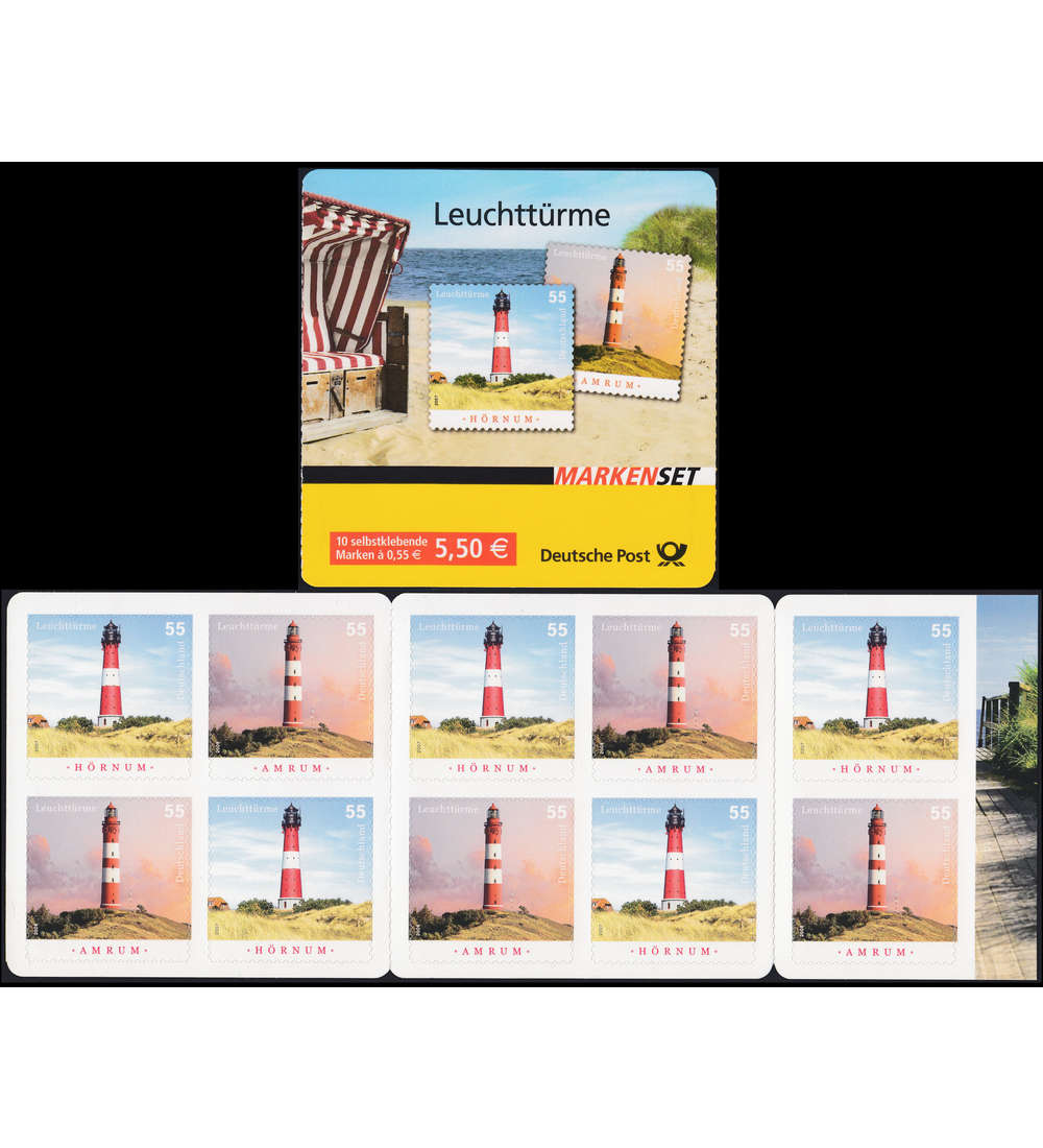 BRD Bund  Markenheft Nr. 75          Leuchttrme 2008