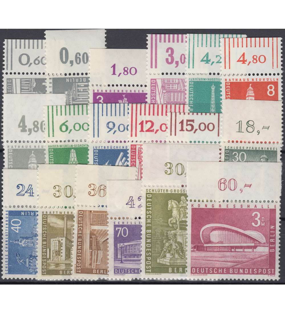 Berlin Stadtbilder postfrisch Oberrandsatz