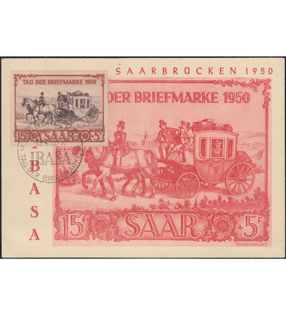 Saar Nr. 291 auf Sonderkarte