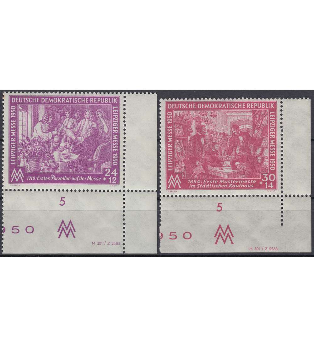 DDR Nr. 248-249 DV postfrisch Druckvermerk